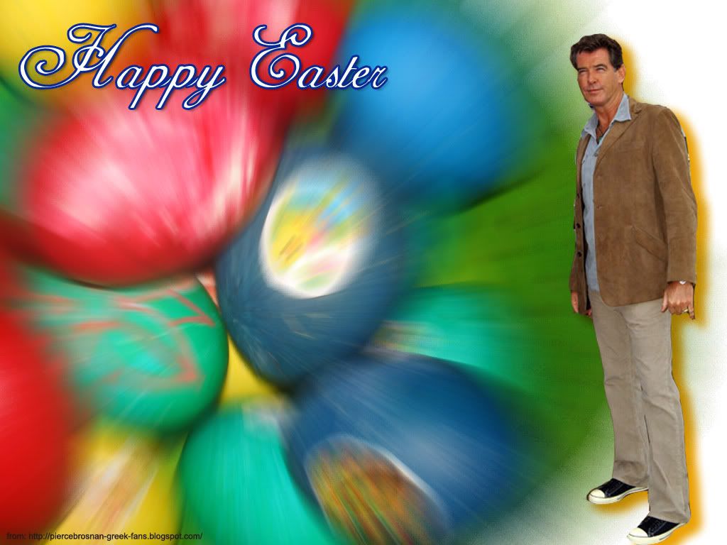 pierce brosnan,happy easter,bond,mamma mia