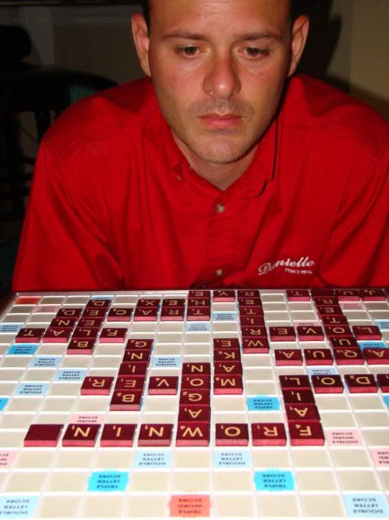 Jason and the Scrabble board