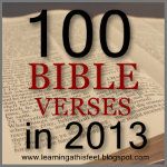 100 Bible Verses in 2013