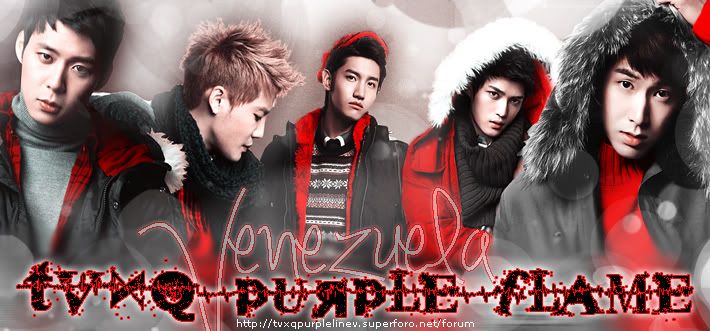 TVXQ Purple Flame VENEZUELA