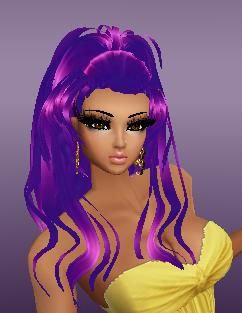 Linda hair purple