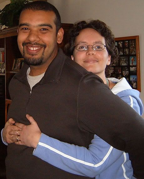 Marc & Bri Brownlow at a family gathering in 2007