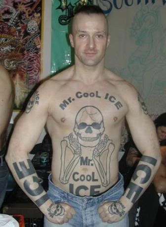 some Mr cool ice, tattoo