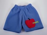 There's a Worm in your Apple!<Br>BabyTush Fleece Shorties<br>Small