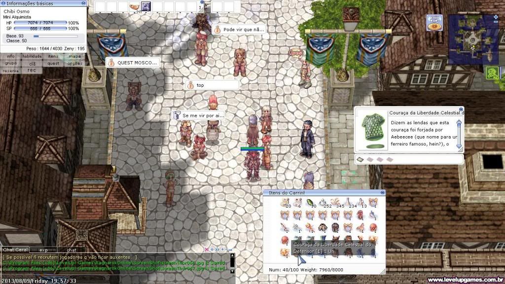 Colocar slot em arma ragnarok