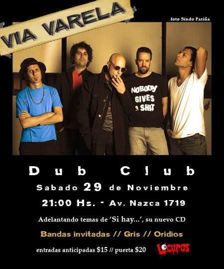 Via Varela en Dub Club 29/11
