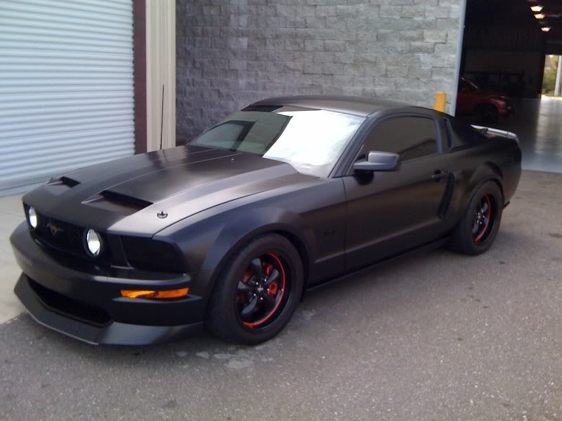 Matte/Flat Black paint job