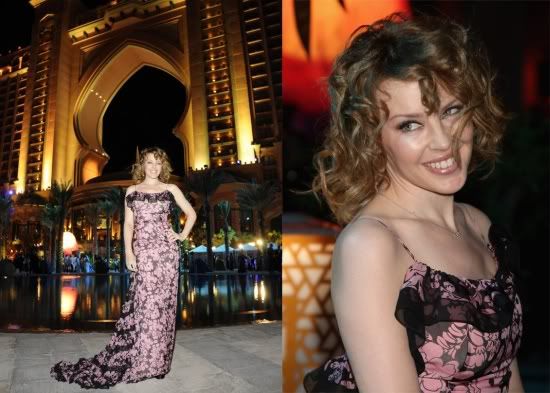 Kylie Minogue at Atlantis, The Palm launch