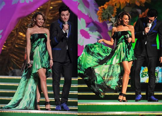 Kylie Minogue at Brit Awards 2009