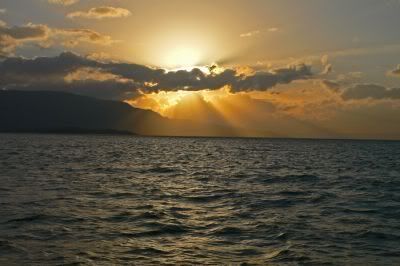 Sunset at Tuk tuk Samosir