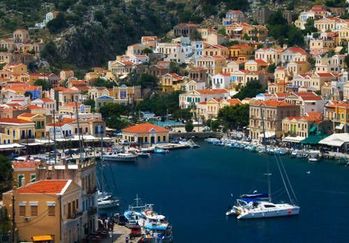 Isla de Symi en Grecia Isla de Symi en Grecia