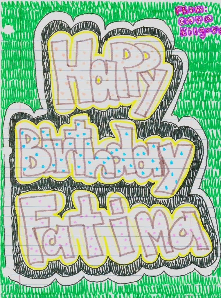 happy birthday fatima