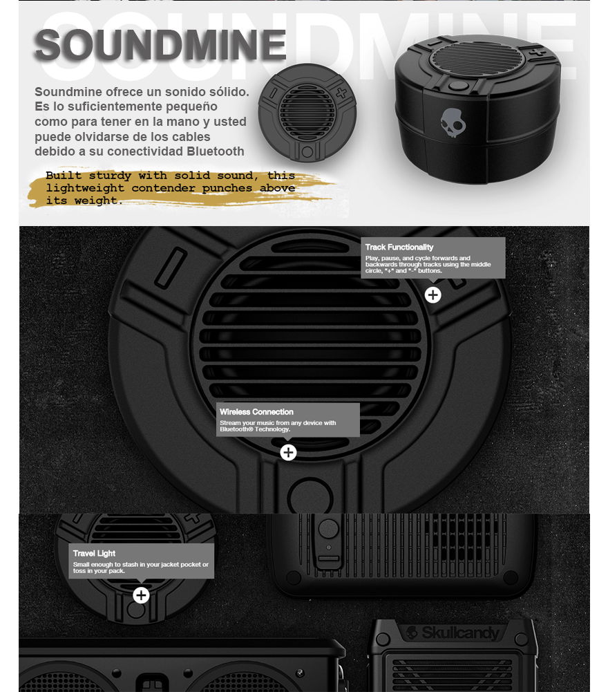 Bocina Skullcandy Soundmine Portable, Skullcandy - $ 699.00 en Mercado