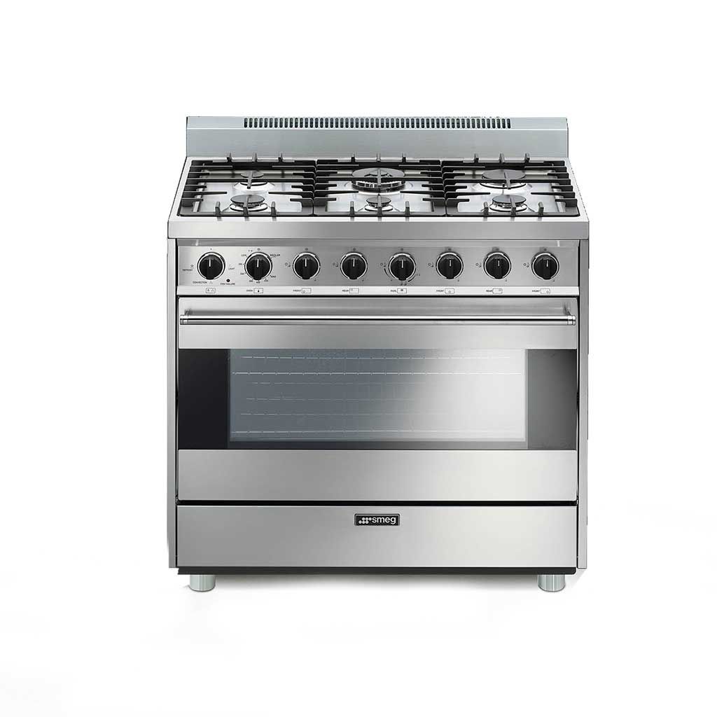 Estufa Gas De Piso C36ggxu Us Style Smeg 36 Pulgadas 54,900.00 en