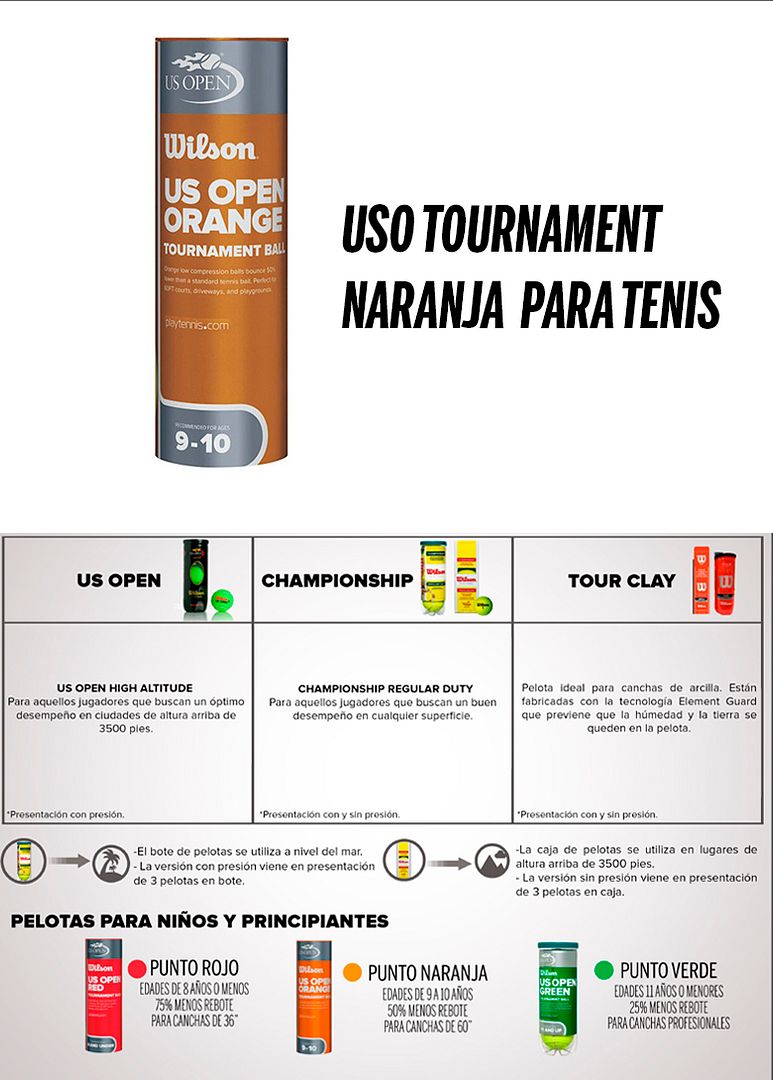 Pelota Tennis Wilson Us Open Punto Naranja - $ 130.00 en Pelota Tennis Wilson Us Open Punto Naranja - $ 130.00 en