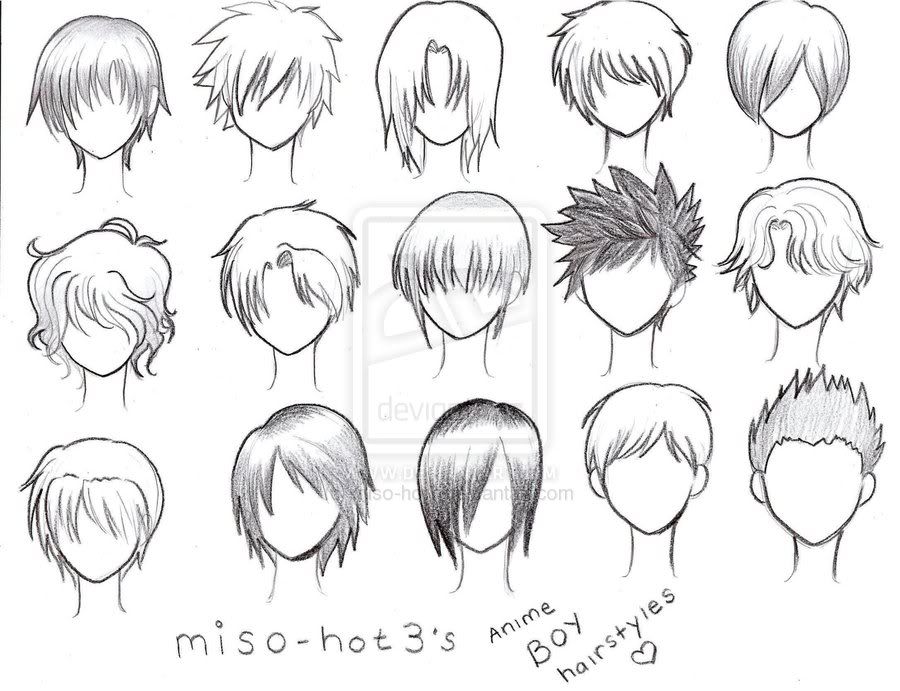 anime boy hairstyles. 65%