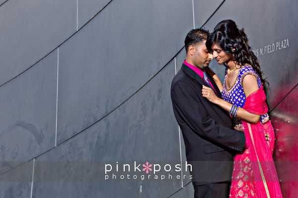 Betsy and Ajay :  Pink Posh Engagement Session