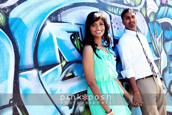 Betsy and Ajay :  Pink Posh Engagement Session