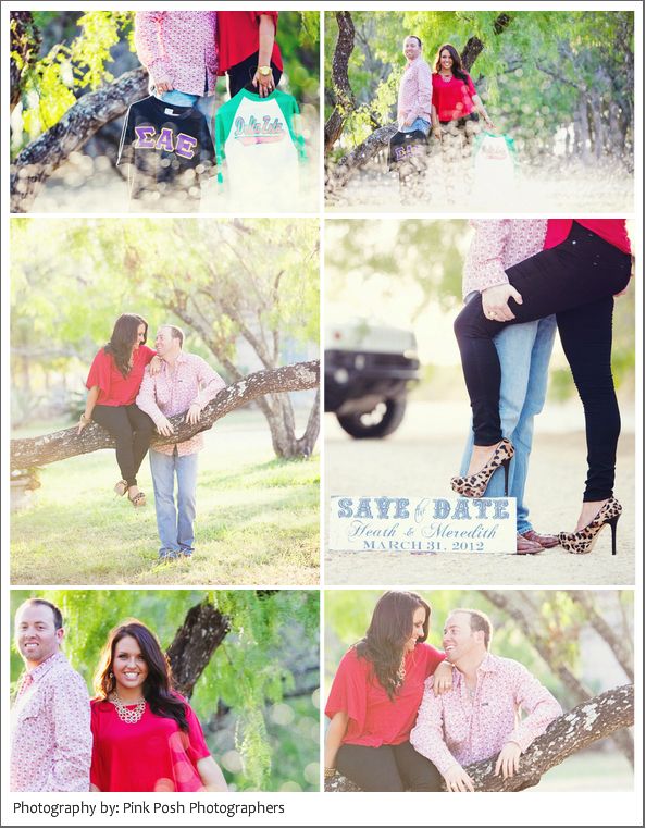 Pink Posh Engagement Session Austin