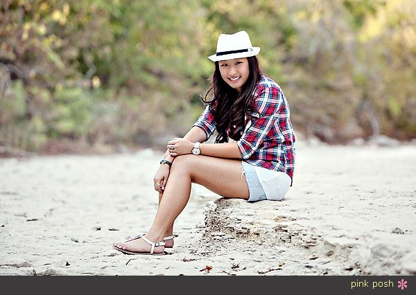 Pink Posh Senior Session Tina