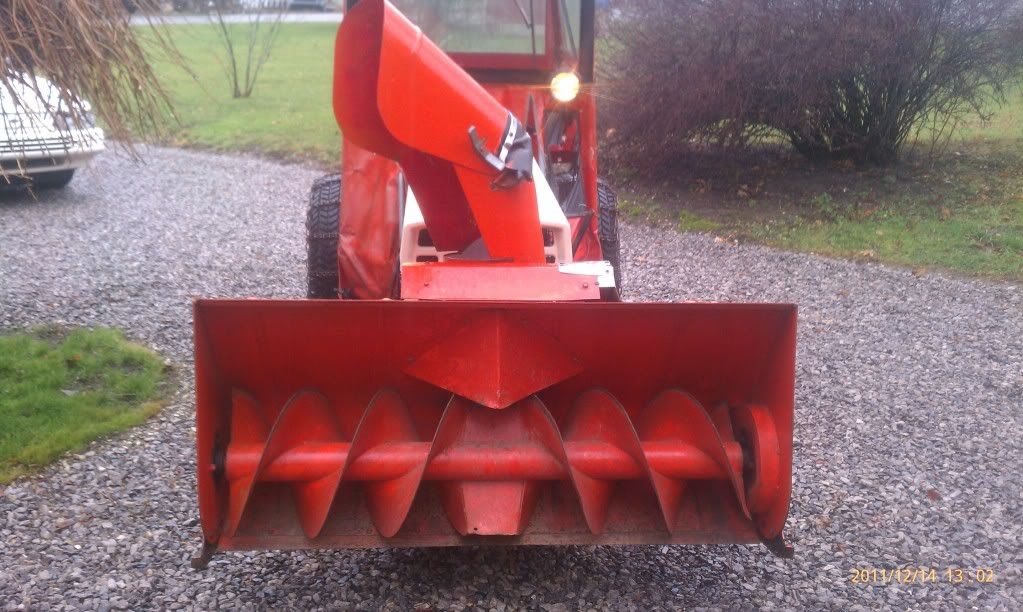 Simplicity 4041 PowerMax Garden Tractor snowblower and plow eBay