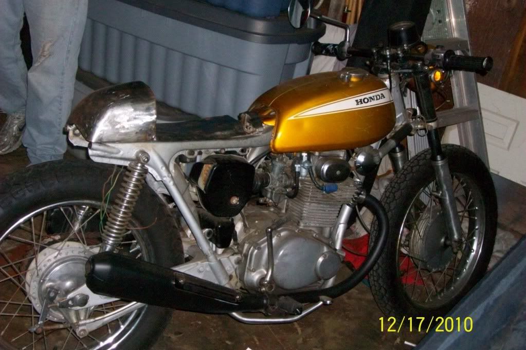 Honda sl350 cafe #6