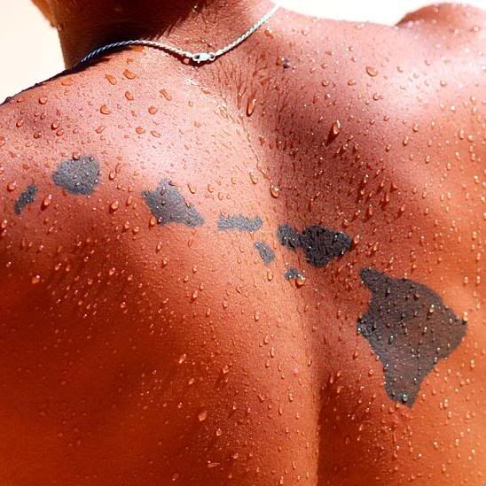 hawaii islands tattoo Image
