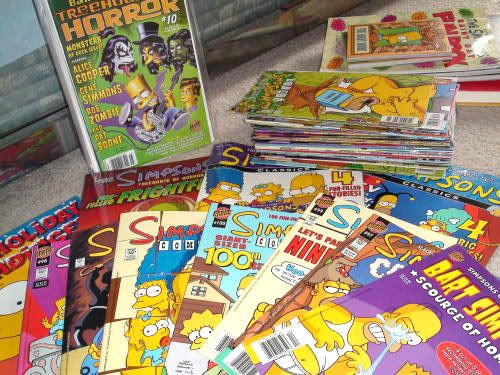 Simpsons comic books