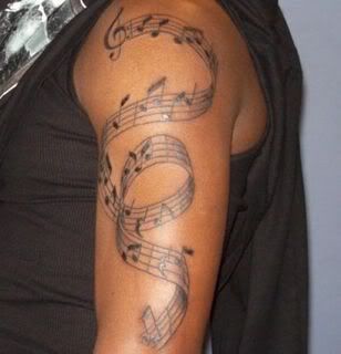 musical tattoos portrayal