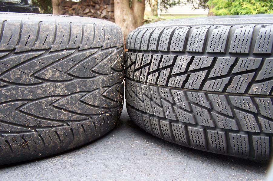 Tire width comparison 245 vs 265 .. snow .. summer some pics
