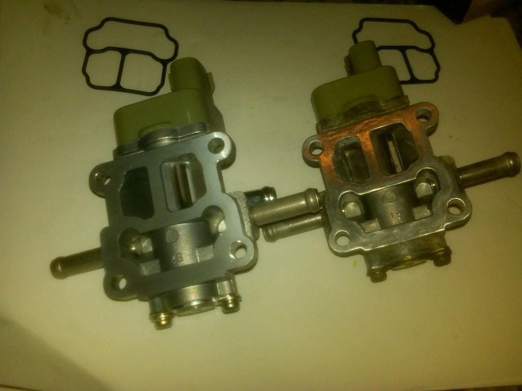 And Here is the TB assembly all back together again with the new IAC