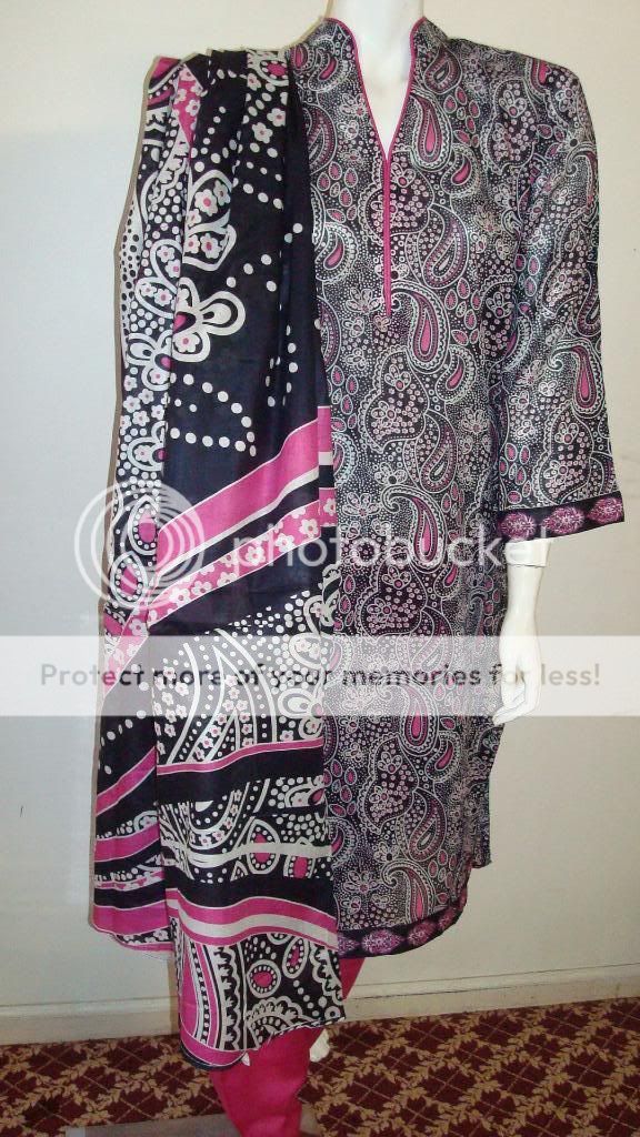 STYLISH HOT DESIGN,VERY PRETTY 100% COTTON 3PC SUIT  