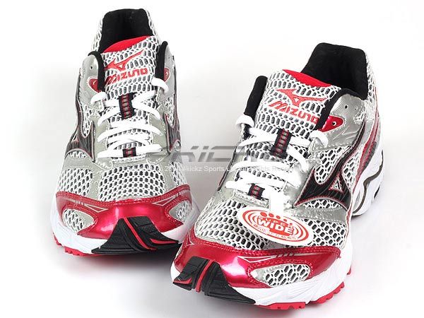 Mizuno Wave Nexus 6 SW White/Black/Red Wide 2011 Running SmoothRide 