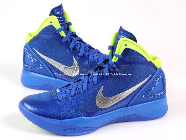 Nike Zoom Hyperdunk 2011 Treasure Blue / Volt Sneakers  