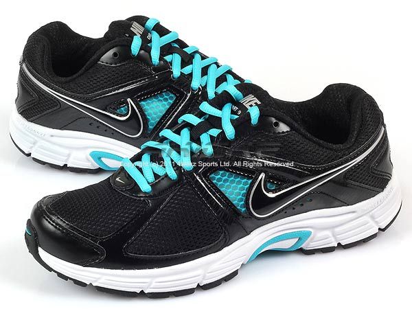   Black/Black Bright Turquoise Metallic Silver Running 443864 007  