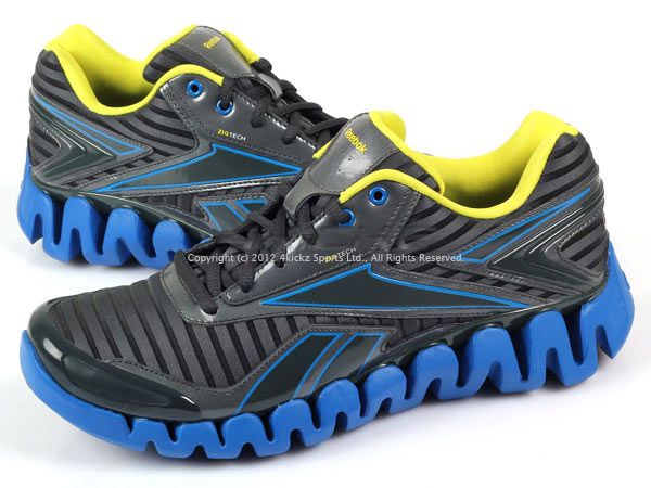 Reebok ZigActivate Gravel/Blue Sun Mens Classic Running 2012 J87705 