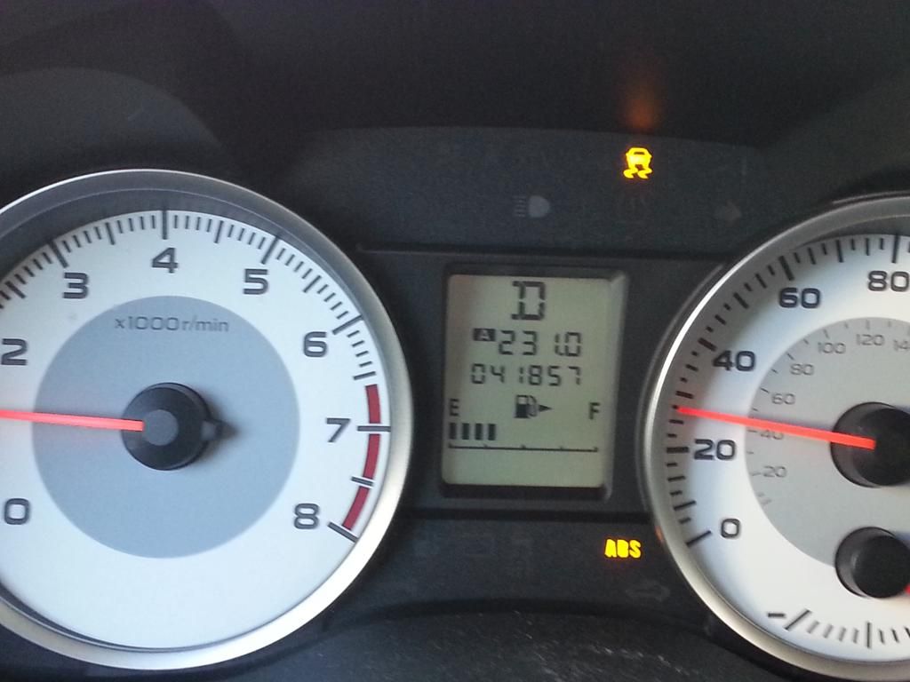 Subaru Legacy: ABS warning light Subaru Legacy: ABS warning light