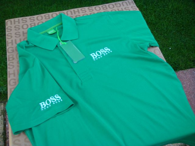 NEW HUGO BOSS PRO TOUR SUIT GREEN POLO JEANS T SHIRT M  