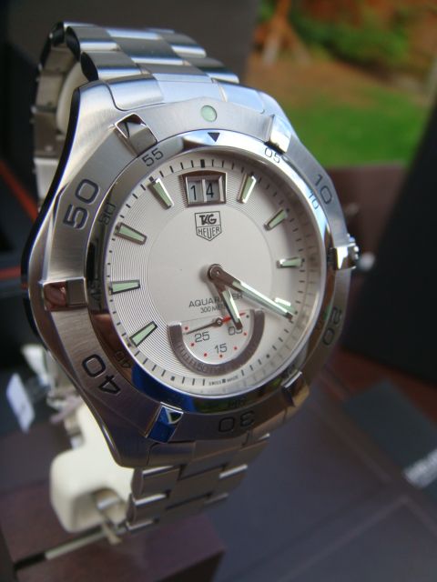 NEW TAG HEUER GRANDE DATE AQUARACER MENS WATCH WAF1011  